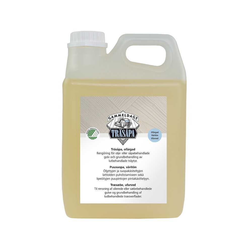 Träsåpa Ofärgad Gammeldags 2,5L